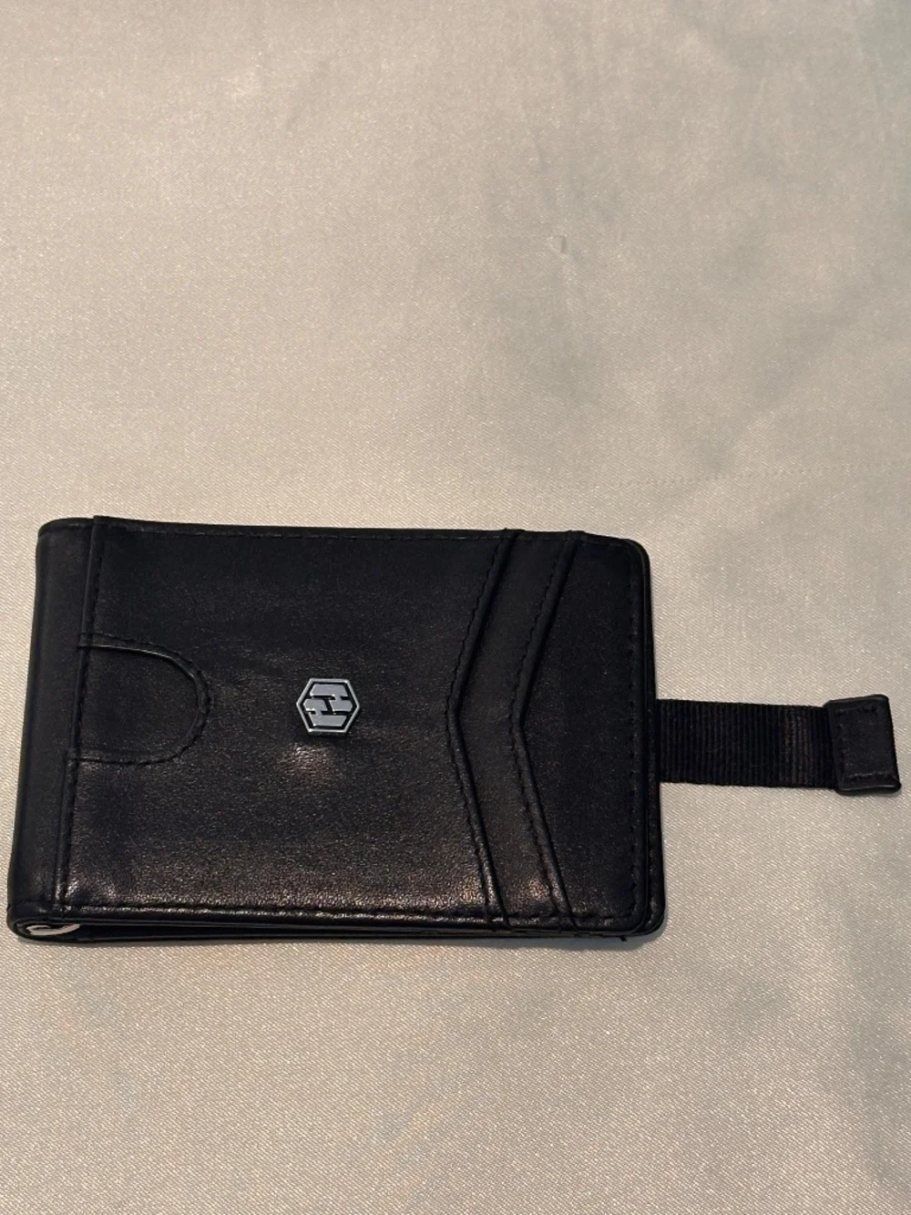 Hayvenhurst Black RFID Minimalist Wallet Money Clip ID Window